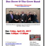 Doc Drew & the Crew at Original Mikes: 4-28-17